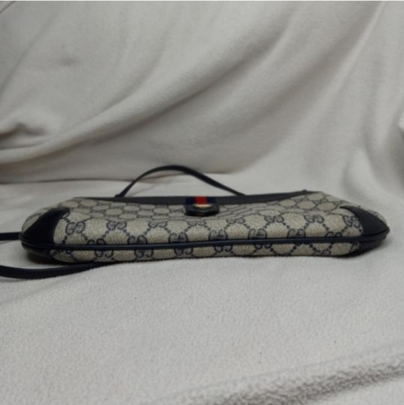 Authentic Vintage Gucci GG Monogram Supreme Sherry Web Ophidia Clutch Crossbody - Picture 6 of 11
